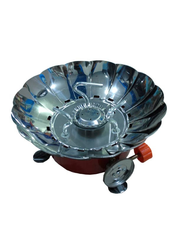 COCINA CAMPING CON ROMPE VIENTO