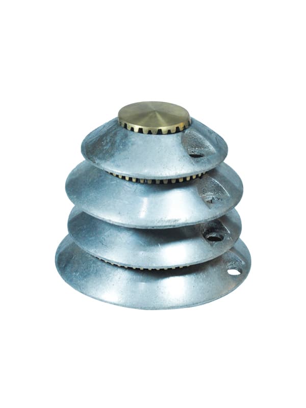 JUEGO DE QUEMADOR INDURAMA ANTIGUO BASE ALUMINIO TAPA BRONCE