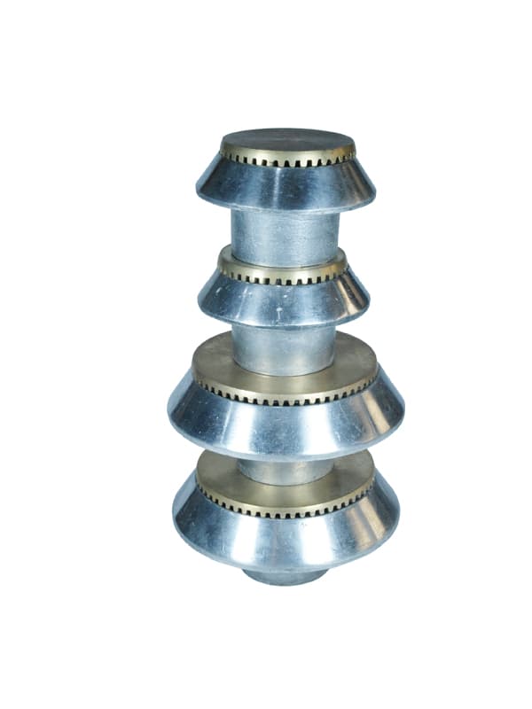 JUEGO DE QUEMADOR INRESA MODELO NOVA BASE ALUMINIO TAPA BRONCE