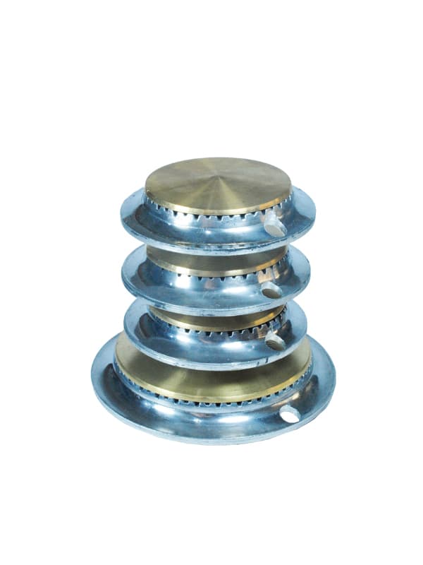 JUEGO DE QUEMADOR MABE BASE ALUMINIO TAPA BRONCE