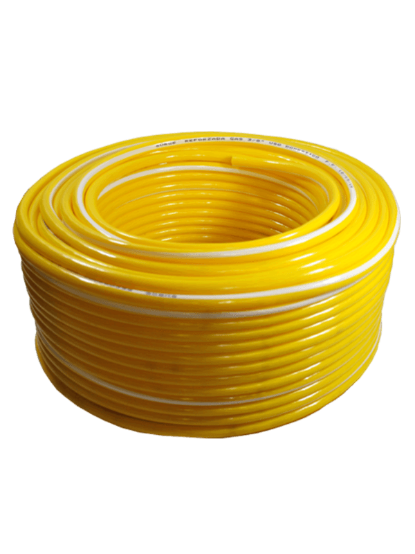 MANGUERA BAJA PRESION SURGE REFORZADA CON LONA AMARILLA