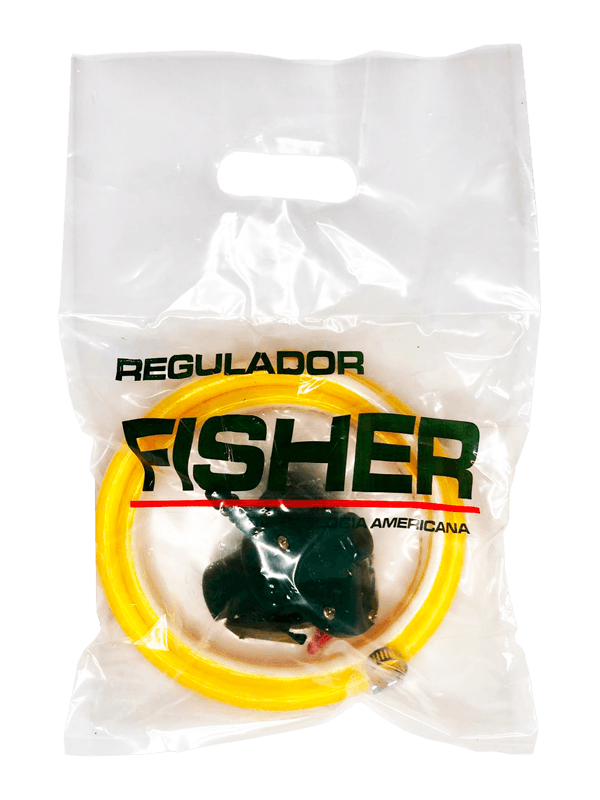 REGULADOR FISHER CON MANGUERA REFORZADA