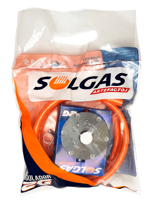 REGULADOR SOLGAS 2G CON MANGUERA PREMIUM